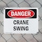 Signmission Crane Swing, 14 in W x Rectangle, Plastic OS-2PACK-DS-P-1014-L-1757 - alternate 2